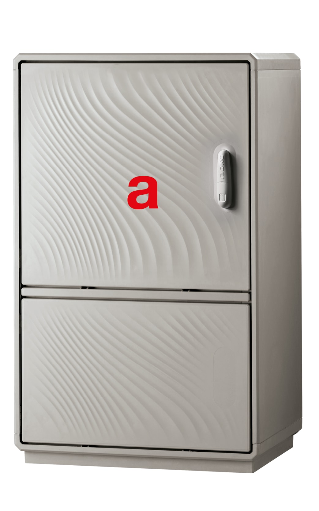 DKC EUROPE - Serie GRAFI 5 - Armadio in vetroresina, 1 vano + zoccolo, IP44, dim. 1840 x 580 x 460 mm (AxBxP)