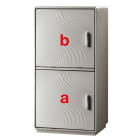 DKC EUROPE - Serie GRAFI 7 - Armadio in vetroresina, 2 vani, IP44, dimensioni 1840 x 685 x 460 mm (AxBxP)