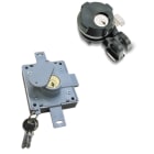 DKC EUROPE - Serie SCM - Serratura per armadi serie CV, con chiave di sicurezza cfr Y21, pomolo c/rotazione folle