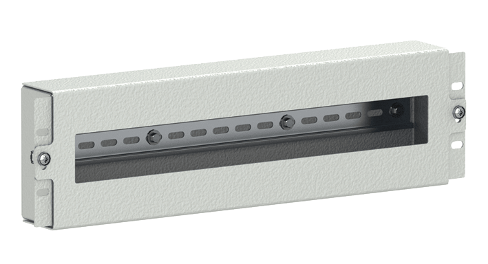 DKC EUROPE - Acc. Serie GRAFI - Contenitore per apparecchi modulari per armadi serie GRAFI 7/9, c/guida DIN, 3 HE