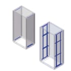 DKC EUROPE - Acc. Serie GRAFI - Kit staffe di fissaggio montanti per armadi profondità 330 mm, conf. 4 pezzi