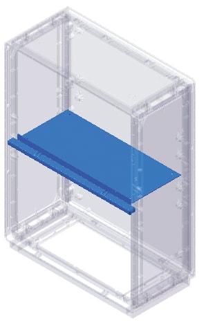 DKC EUROPE - Acc. per Serie GRAFI 7 - Kit setto separatore vani + traversa, profondità 330 mm