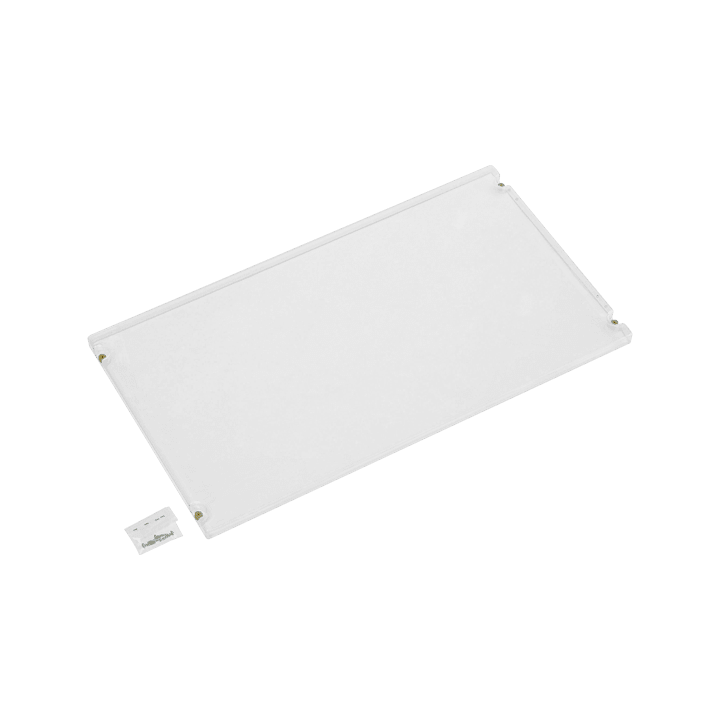 DKC EUROPE - Acc. per Serie GRAFI 7 - Pannello chiuso, altezza 450 mm, versione trasparente