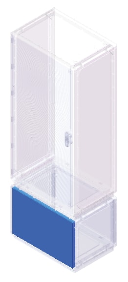 DKC EUROPE - Acc. per Serie GRAFI 5 - Kit pannello frontale vano zoccolo + traversa, altezza 490 mm