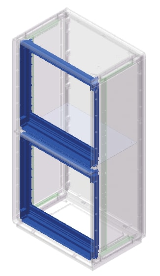 DKC EUROPE - Acc. per Serie GRAFI 9 - Telaio/cornice per supporto pannelli, altezza vano 883 mm