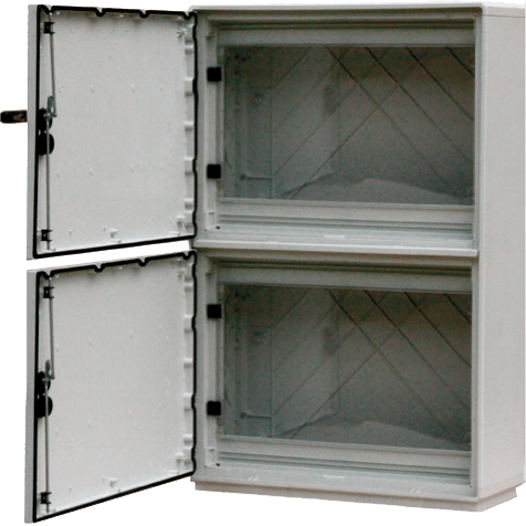 DKC EUROPE - Acc. per Serie GRAFI 9 - Controporta, vano altezza 450 mm, versione trasparente