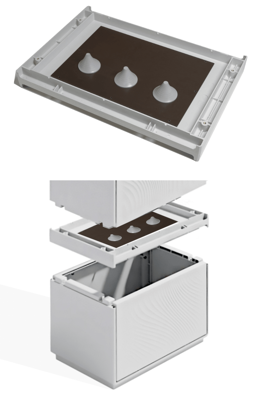 DKC EUROPE - Acc. per Serie GRAFI 5 - Applicazione di giunzione verticale GVH5/SIM