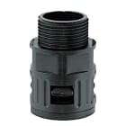 DKC EUROPE - Raccordo ad innesto rapido in poliammide, PG13, filetto maschio fisso, IP68, nero, AD18,5