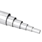 DKC EUROPE - Tubo rigido in acciaio zincato filettabile, misure 50 x 1,5 x 3000 mm