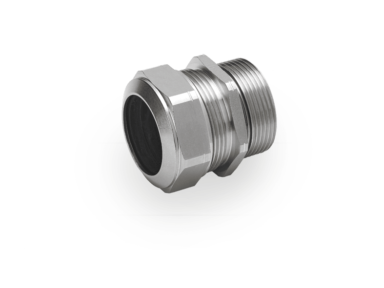 DKC EUROPE - Pressacavo in acciaio INOX AISI 303, filetto M 8x1,25 mm, serraggio cavo 2,5-3,5 mm, IP68