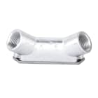 DKC EUROPE - Scatola di infilaggio in alluminio, 2 vie curve a 90°, filettatura GAS 1/2", IP65