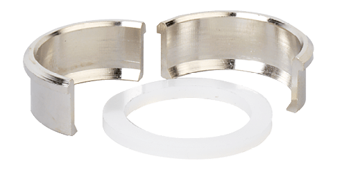 DKC EUROPE - Kit di arresto e tenuta per tubo metallico flessibile in INOX, AD21