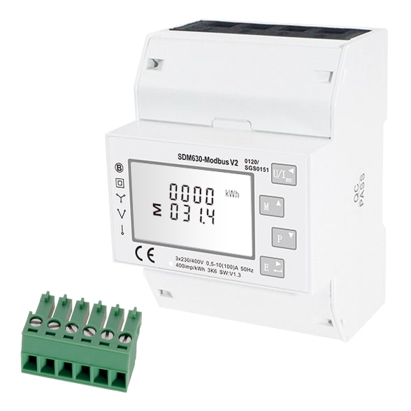 DKC EUROPE - Power Meter, contatore di energia trifase ad inserzione direatta da 100A