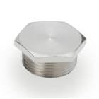 DKC EUROPE - Tappo in ottone nichelato per chiusura di fori filettabili ATEX, filetto M90x1,5 mm
