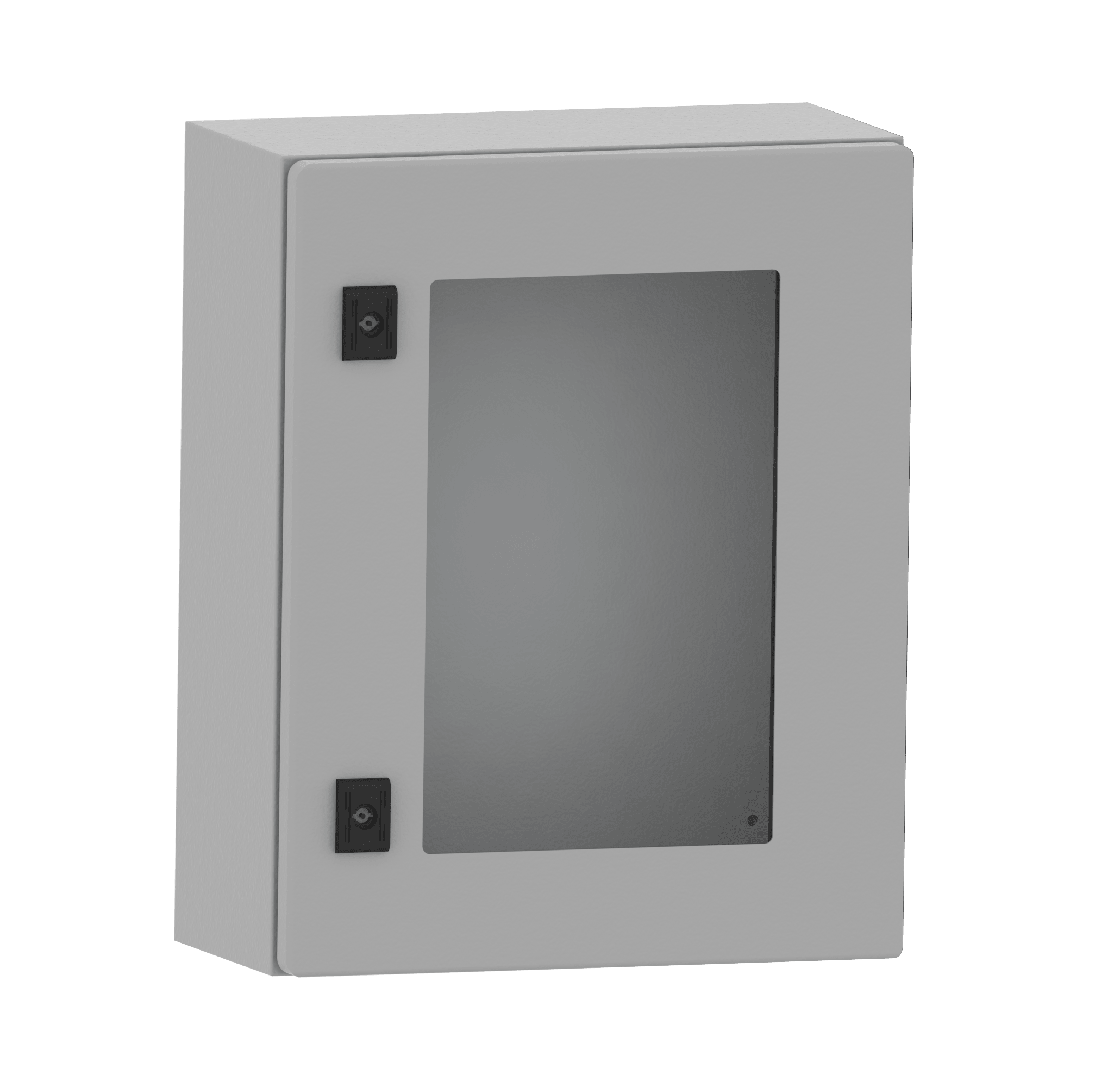 DKC EUROPE - Cassa serie CE porta trasparente, con pannello di cablaggio, dimensioni 400 x 400 x 200 mm (AxLxP)
