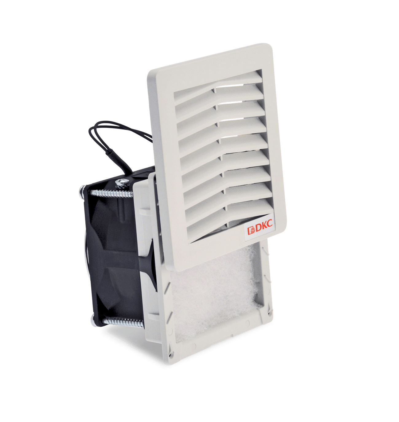 DKC EUROPE - Filtro di dimensioni 110 x 110 mm, con ventilatore 230Vac