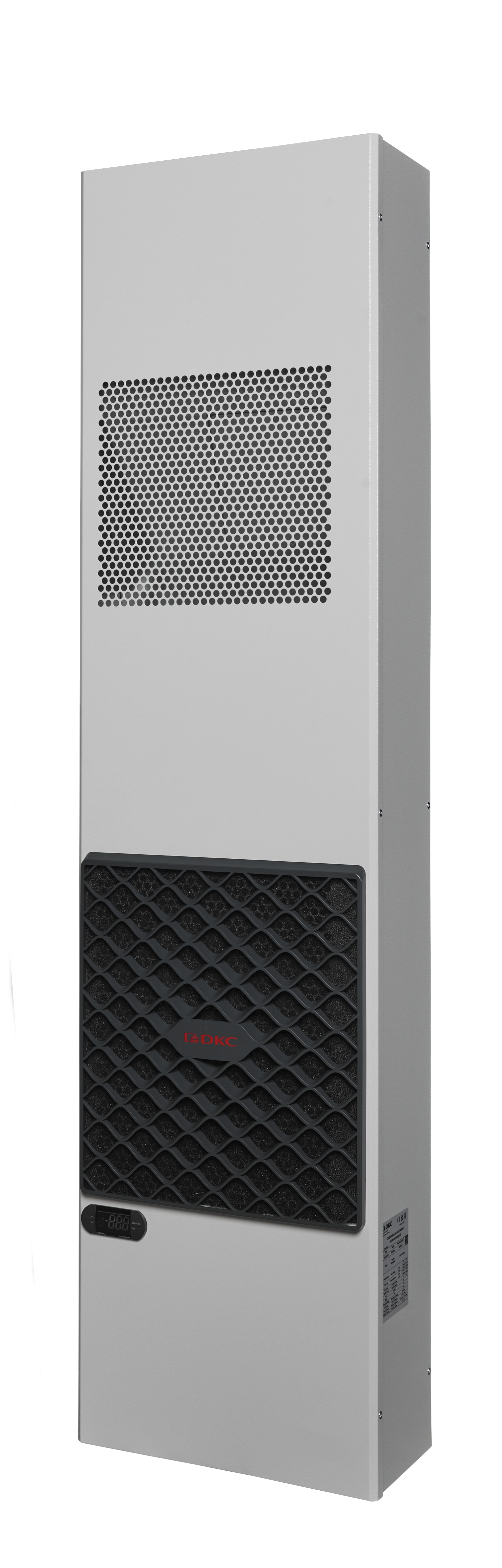 DKC EUROPE - Condizionatore Slim OUT 3000W, trifase 380,400V 50Hz - 440,460,480V 60Hz, Top, cover inox AISI304