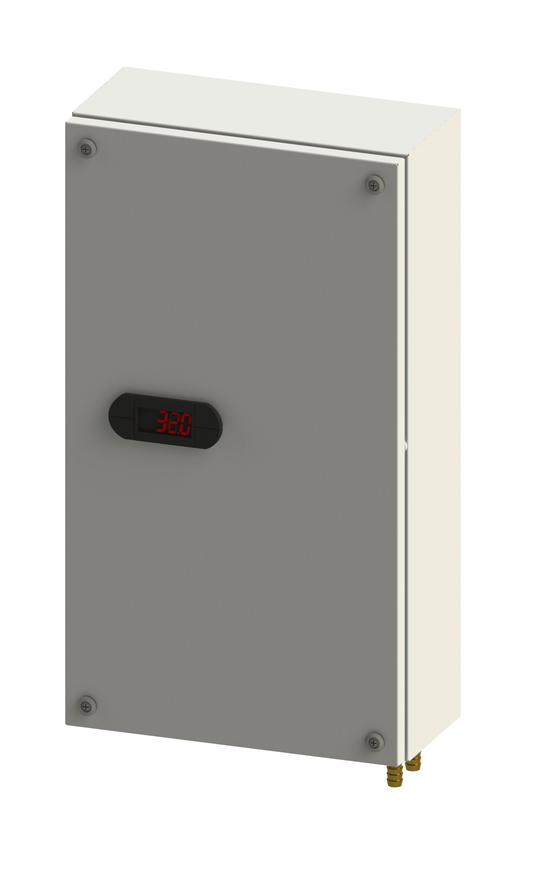 DKC EUROPE - Scambiatore aria/acqua, potenza 3000W, 230V 50/60Hz, versione TOP, cover AISI304