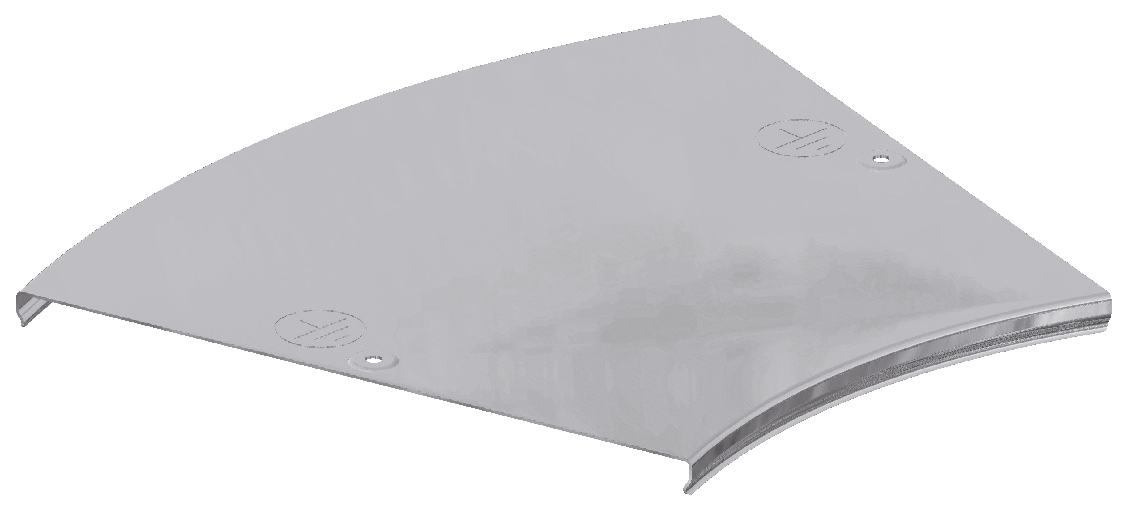 DKC EUROPE - Coperchio Curva piana 45° 600 mm R 600 GZS