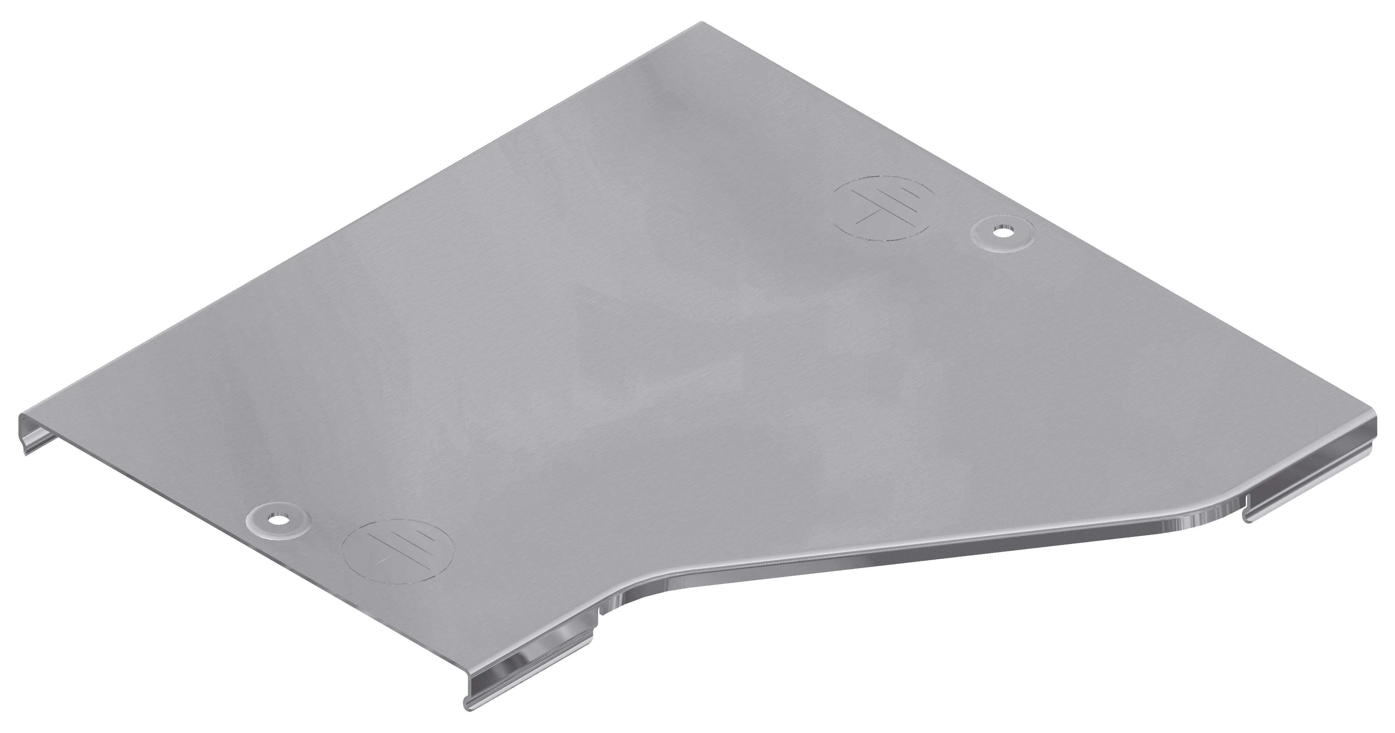 DKC EUROPE - Coperchio raccordo riduzione destra 500x100 ZS