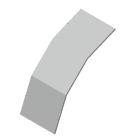 DKC EUROPE - W5 Coperchio Curva Discesa 90° base 500 R6 sp 1 IX4