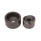DKC EUROPE - Fustella tonda per lamiera in acciaio INOX, diametro 20 mm (perno abbinato XXPT11)