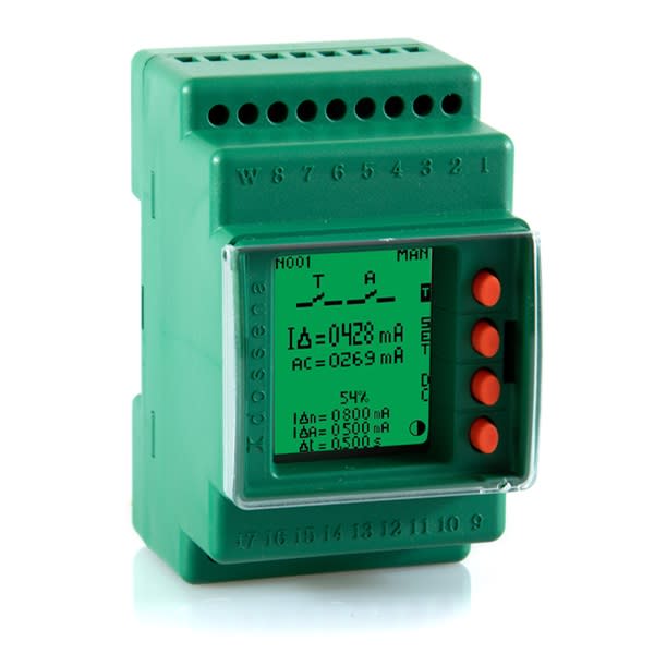 DOSSENA - DER4B/2D 48÷400Vca - 0,03÷30A DIFF. TIPO B 3DIN