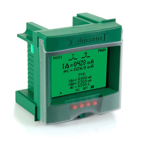 DOSSENA - DER4B/2I 48÷400Vca - 0,03÷30A DIFF. TIPO B 96X96