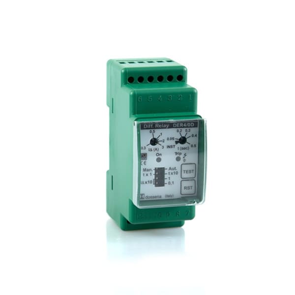 DOSSENA - DER4/0D 115/230/400Vca - 0,03÷30A DIFF. TIPO A 2 DIN