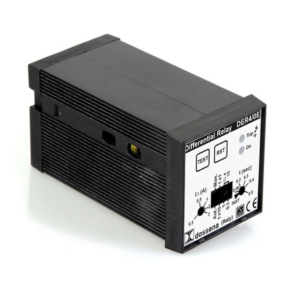 DOSSENA - DER4/0E 115/230/400Vca - 0,03÷30A  DIFF. TIPO A 48X48