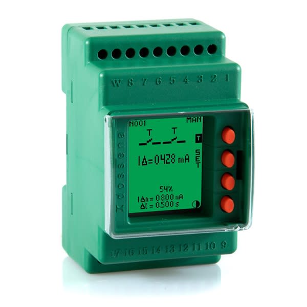 DOSSENA - DER4/1D 48÷400Vca - 0,03÷30A DIFF. TIPO A 3 DIN