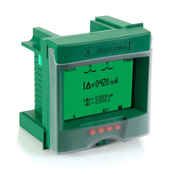 DOSSENA - DER4/1I 48÷400Vca - 0,03÷30A DIFF. TIPO A 96X96