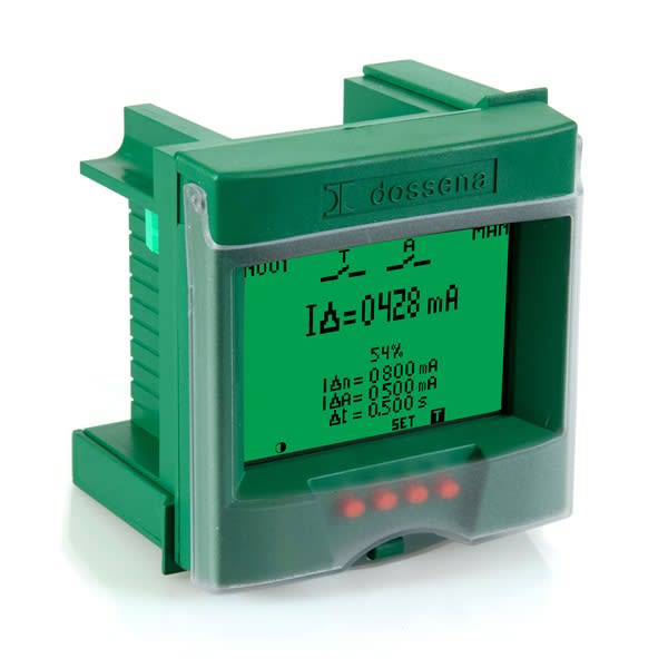 DOSSENA - DER4/2I 48÷400Vca - 0,03÷30A DIFF. TIPO A 96X96