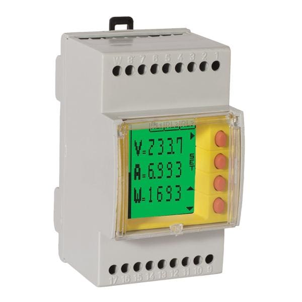 DOSSENA - MULTIMETRO/GESTORE CARICHI USO CIVILE - 48÷230Vca - 3 DIN