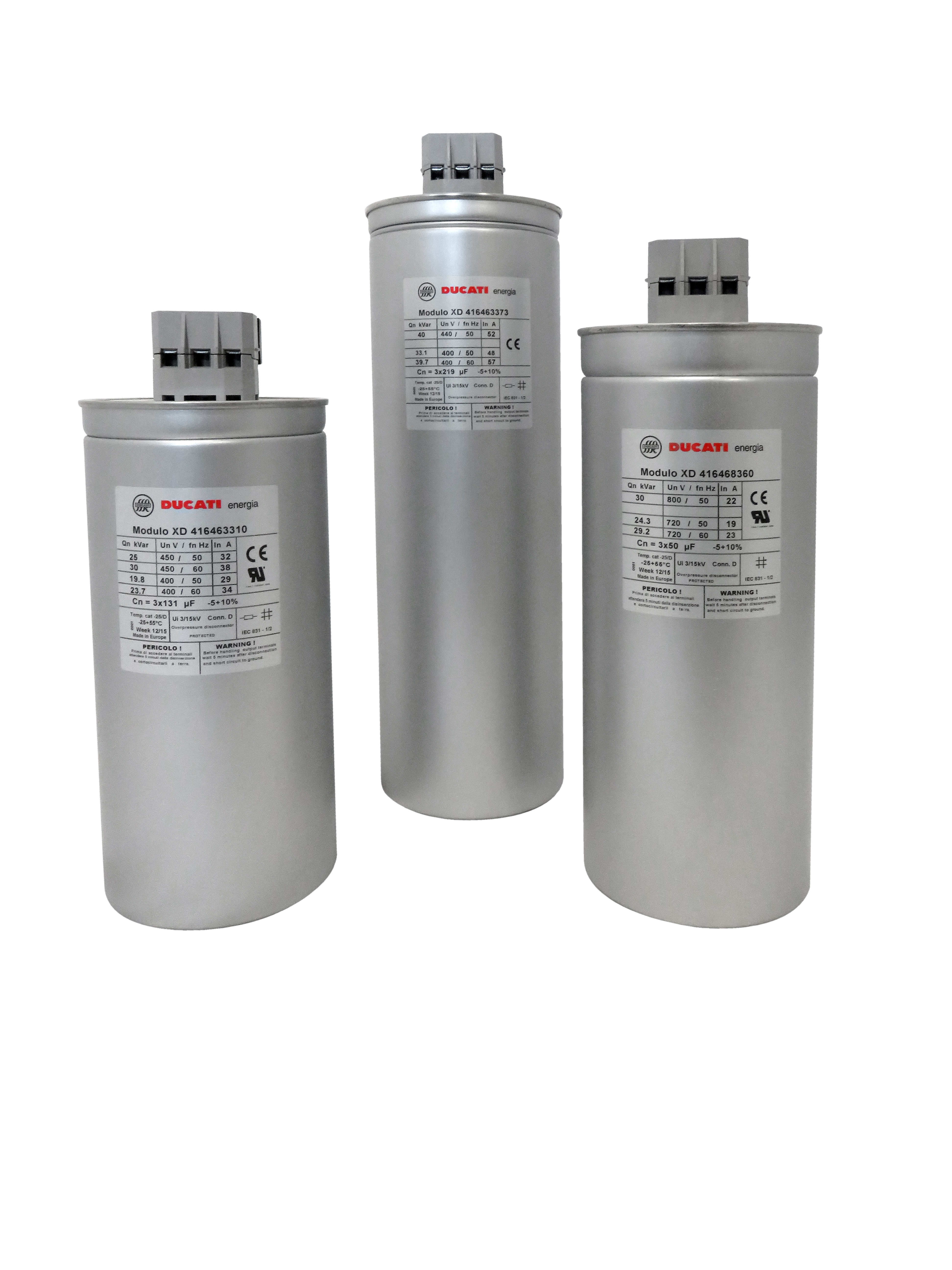 DUCATI ENERGIA - 5,00KVAR400V50HZ COND.MONOF. MONO