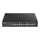 D_LINK - Switch Smart 24x1Gb (12 PoE 100W) - Rack.