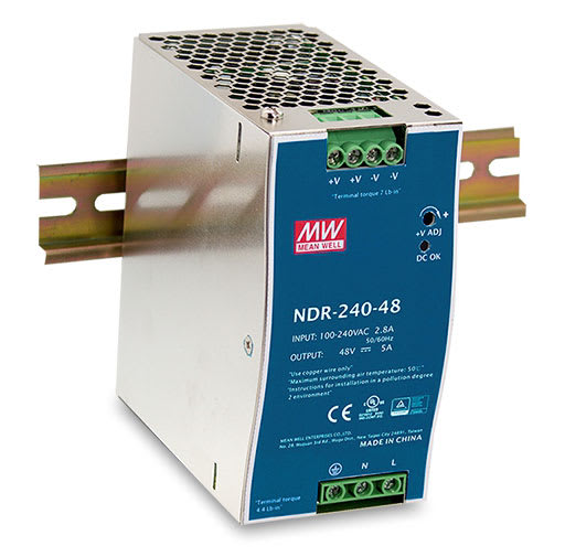 D_LINK - Alimentatore 240W 48VDC ultra slim da barra DIN.