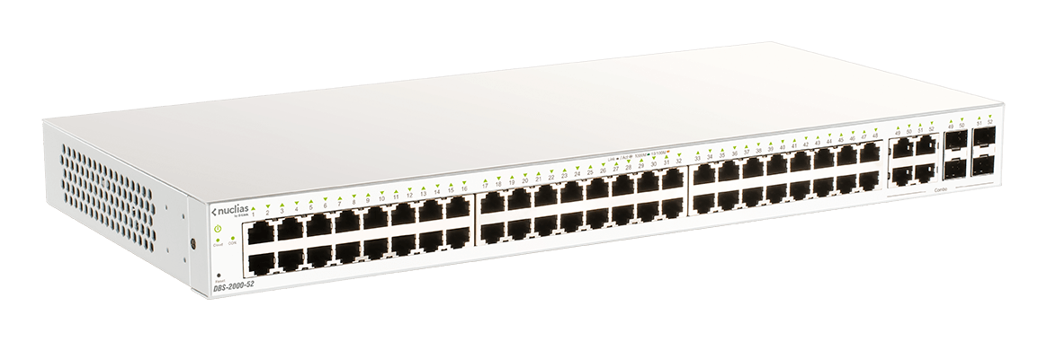 D_LINK - Switch Cloud 48x1GB 4xSFPCombo 1 anno LIC.