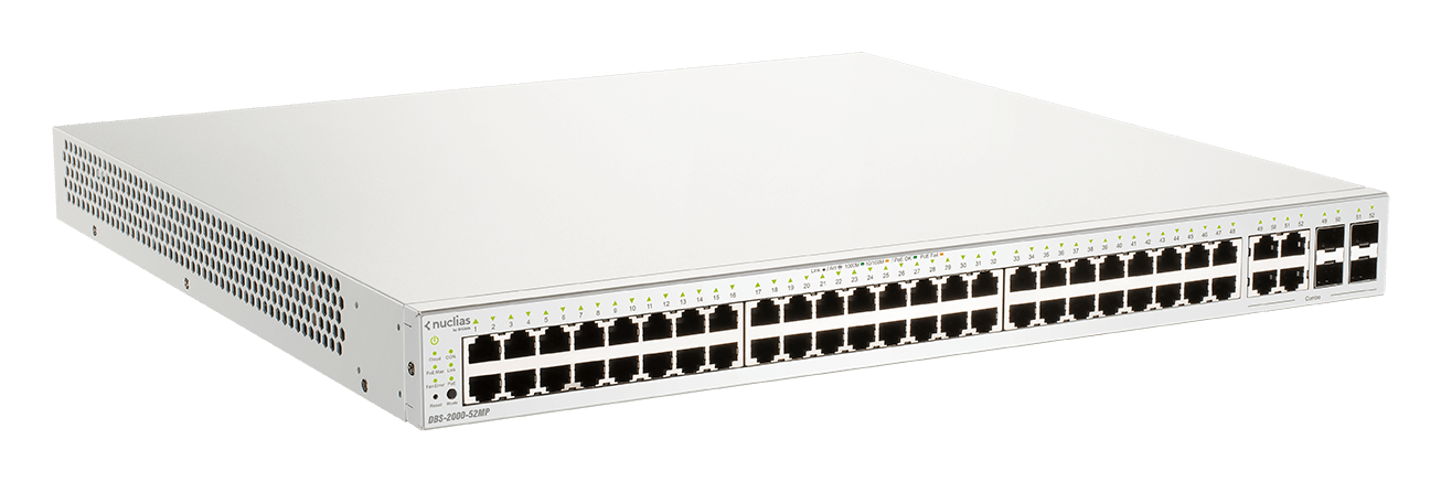 D_LINK - Switch Cloud 48x1GB POE 370W 4xCombo 1 ANNO 4xCombo 1 A. DBS-2000-52MP