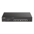 D_LINK - SWITCH SMART 8X1GB POE (130W), 2XSFP - R DGS-1100-10MPV2