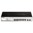 D_LINK - Switch Smart 8x1Gb (PoE 65W); 2xSFP - Rack.