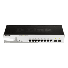 D_LINK - SWITCH SMART 8X1GB (POE 65W), 2XSFP -RAC DGS-1210-10P