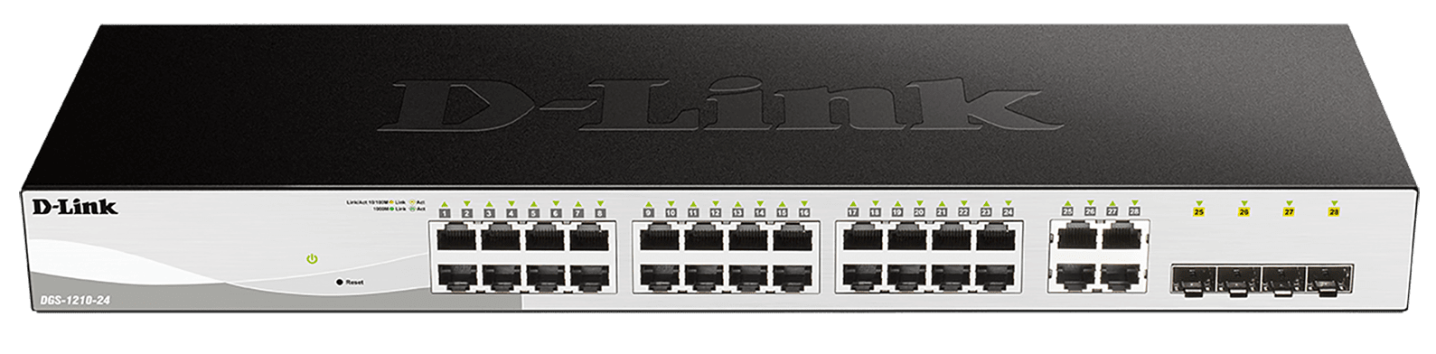 D_LINK - SWITCH SMART 24 X 1GB, 4 X SFP COMBO - R DGS-1210-24