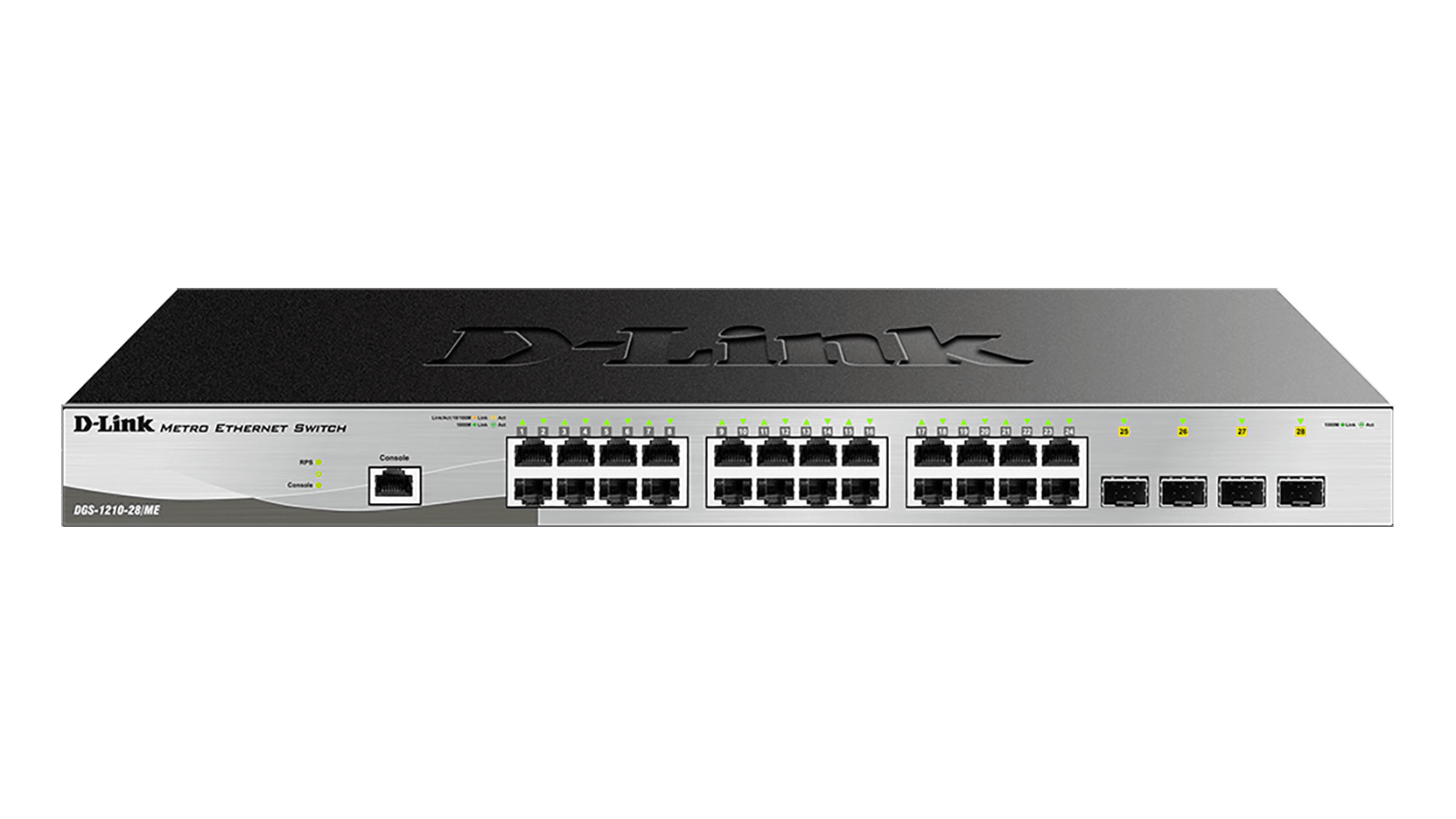 D_LINK - SWITCH SMART 24 X 1GB, 4 X SFP - RACK DGS-1210-28/ME