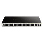 D_LINK - Switch Smart 48x1Gb, 4xSFP Combo - Rack.