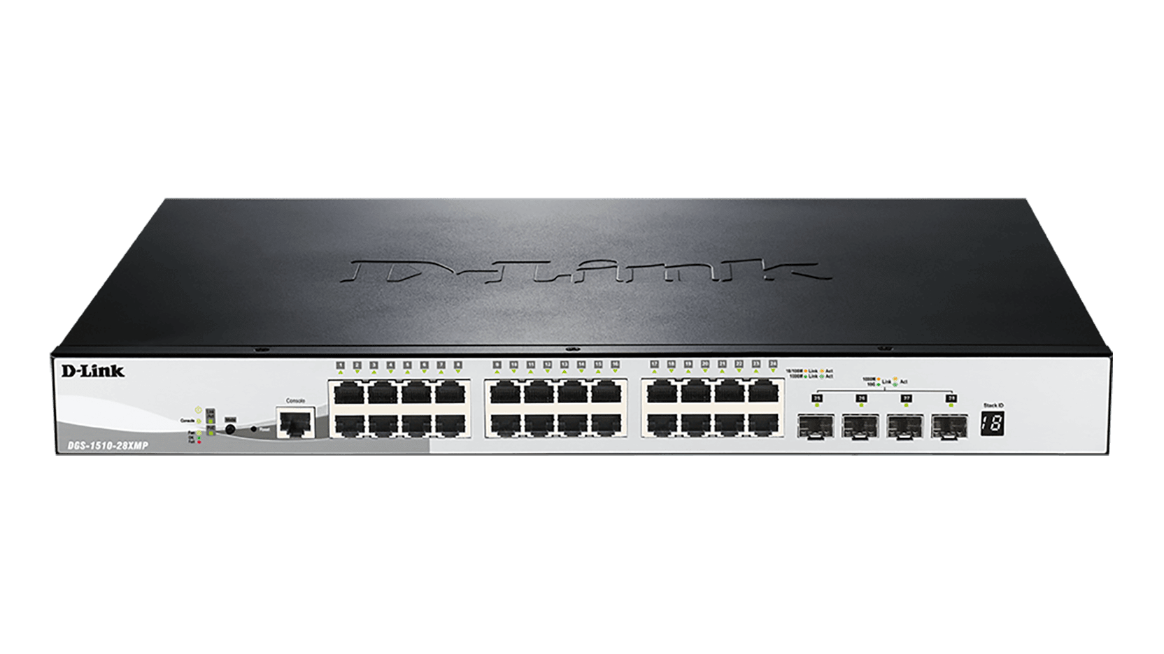 D_LINK - SWITCH SMART 24X1GB POE 370W, 4XSFP+, RA