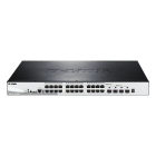 D_LINK - SWITCH SMART 24X1GB POE 370W, 4XSFP+, RA