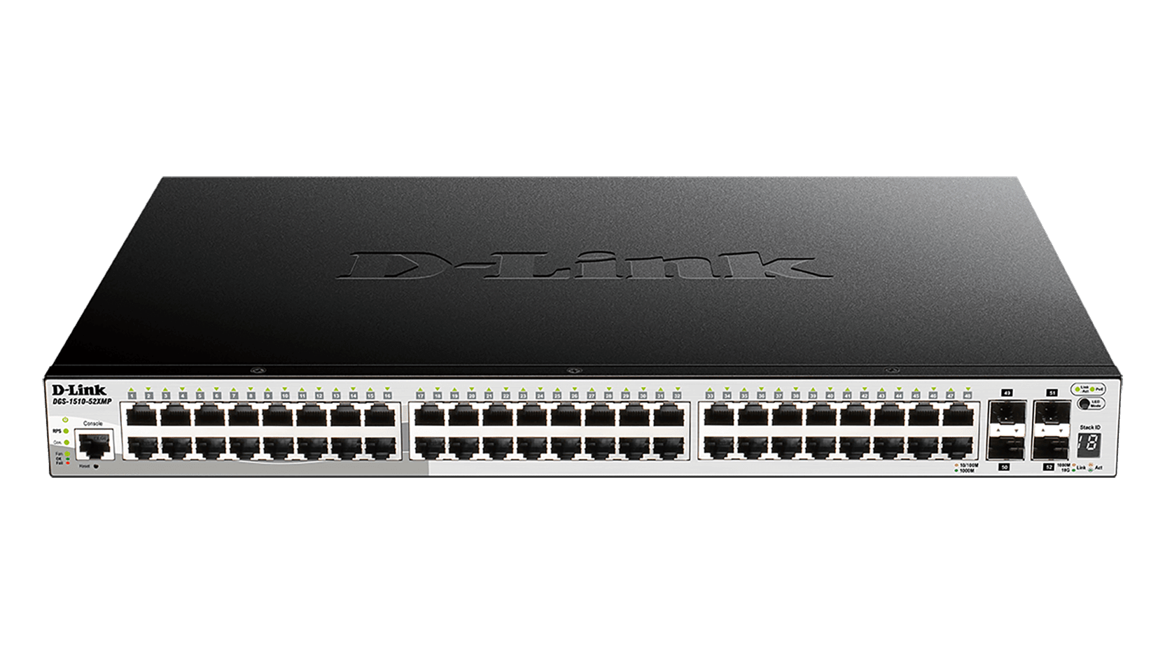 D_LINK - SWITCH SMART 48X1G POE 370/740W RPS, 4XS