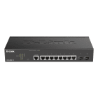 D_LINK - Switch gest L2+ 8 x 1Gb, 2 x SFP.