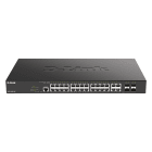 D_LINK - Switch gest l2+ 24 x 1gb poe (193w); 4xsfp; 4xs.